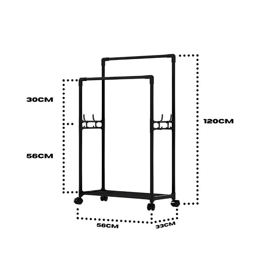 Cabideiro Multiuso Com Lugar Para Sapatos - 1