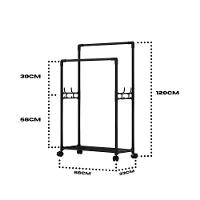 Cabideiro Multiuso Com Lugar Para Sapatos - 1