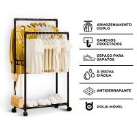 Cabideiro Multiuso Com Lugar Para Sapatos - 2