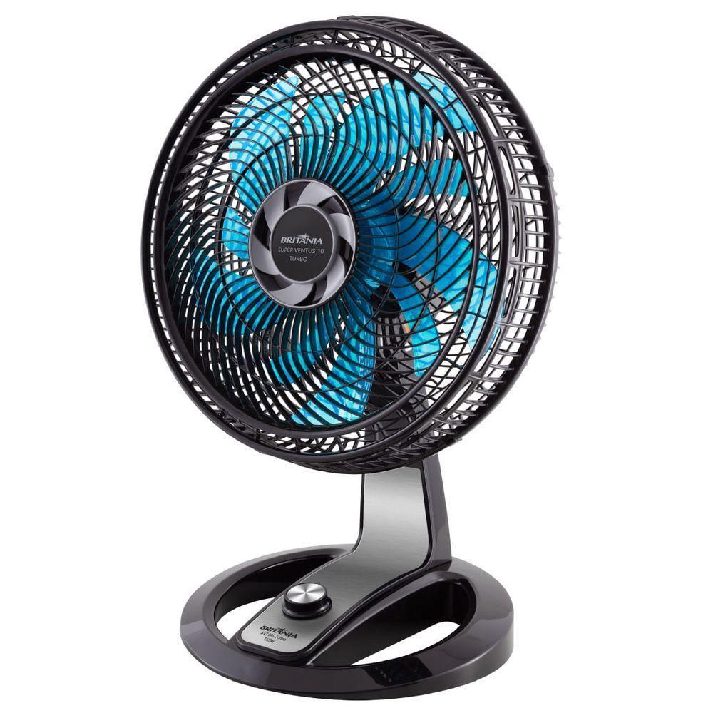 Ventilador Britânia Super Ventus 10 Turbo 165W BVT495PA 110V - 2