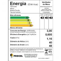 Ventilador Britânia Super Ventus 10 Turbo 165W BVT495PA 110V - 6