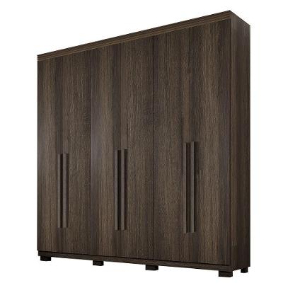 Guarda-roupa Moscou 6 Portas 6 Gavetas - Benetil Imbuia