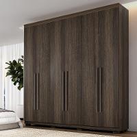 Guarda-roupa Moscou 6 Portas 6 Gavetas - Benetil Imbuia - 2
