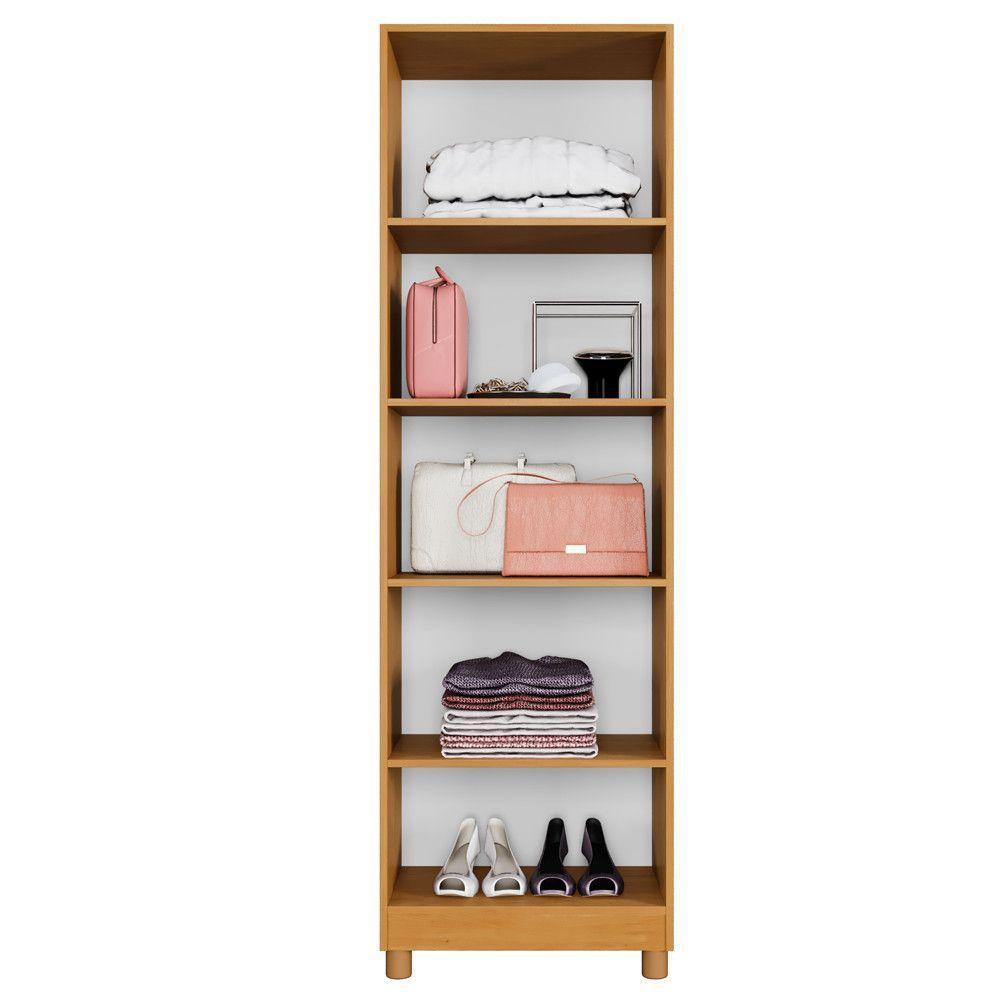 Multiuso Sapateira Sparta 2 Portas 5 Prateleiras - Benetil Cinamomo Off - 3