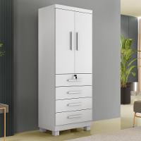 Guarda Roupa Camiseiro Honduras 2 Portas 4 Gavetas - Benetil Branco - 2