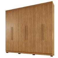 Guarda Roupa Viena 6 Portas 4 Gavetas 10 Prateleiras Cinamomo - 1