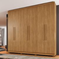 Guarda Roupa Viena 6 Portas 4 Gavetas 10 Prateleiras Cinamomo - 2