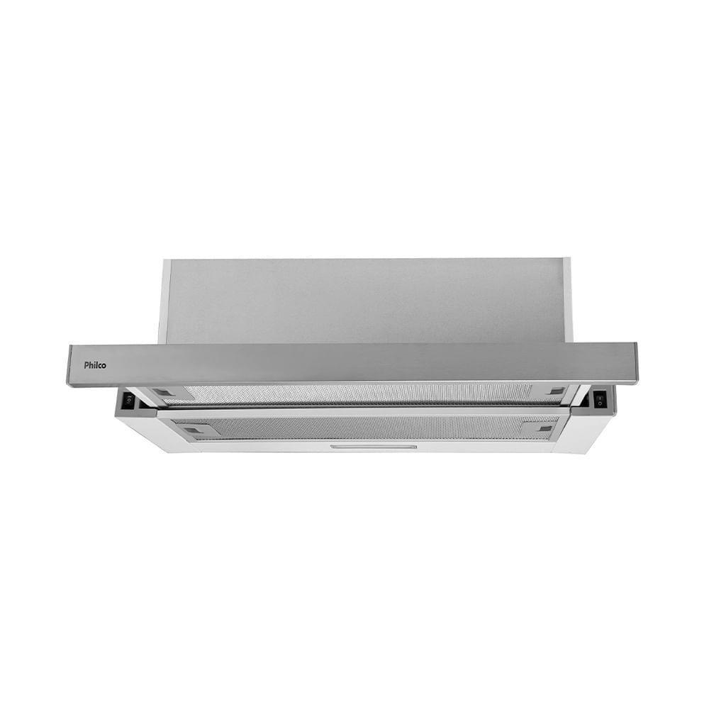 Depurador e Exaustor Philco PDR65I Inox 65cm Retrátil Com Dupla Filtragem 110V - 1