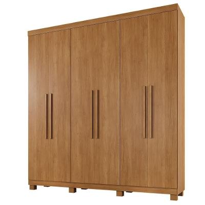 Guarda Roupa Itália 6 Portas 3 Gavetas 7 Prateleiras Cinamomo