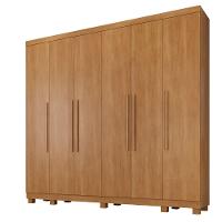 Guarda Roupa Atlanta 6 Portas 6 Gavetas 12 Prateleiras - Ben Cinamomo - 1