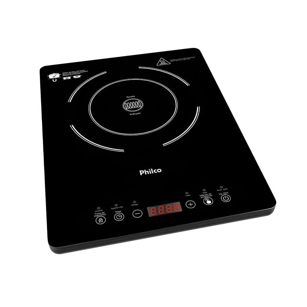 Cooktop de Indução Portátil Philco PCT10A Display Digital Painel Touch Preto 220V - 2