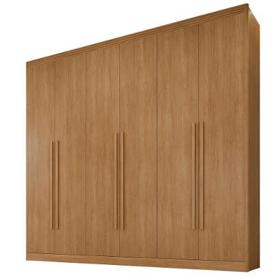 Guarda-roupa Cancum - 6 Portas 6 Gavetas - Benetil Cinamomo