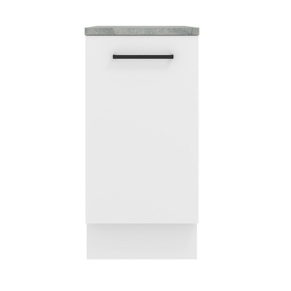 Balcão Madesa Agata 40 Cm 1 Porta - Branco Rustic/branco - 4