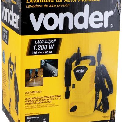 Lavadora de Alta Pressão Residencial Vonder Lav 1300 Lbf-pol² 1200W Amarelo 220V