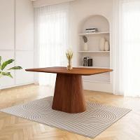 Mesa De Jantar Retangular 140cm Gtdnexxus Madeiramadeira Cinamomo Canela - 1