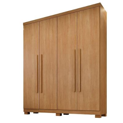 Guarda-roupa Filadélfia 4 Portas 3 Gavetas - Benetil Cinamomo
