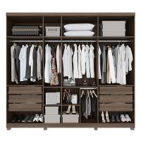 Guarda-roupa Istambul - 7 Portas 6 Gavetas - Benetil Imbuia - 3