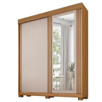 Guarda-roupa Mônaco - 2 Portas 3 Gavetas C/ Espelho -benetil Cinamomo Off - 1