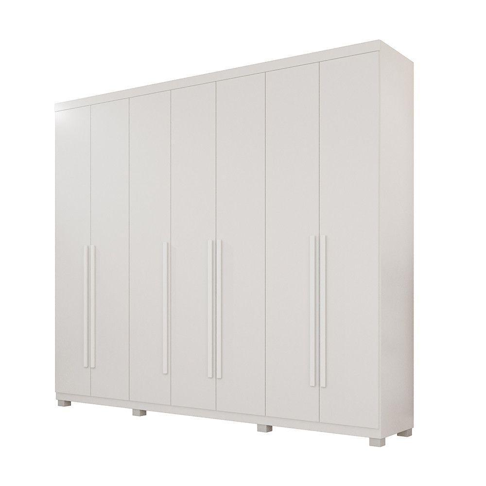 Guarda-roupa Istambul - 7 Portas 6 Gavetas - Benetil Branco - 1