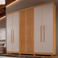 Guarda-roupa - Millano 6 Portas 6 Gavetas - Benetil Cinamomo Off - 2