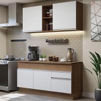 Cozinha Compacta 150001 Com Armário E Balcão Rustic/branco - 1