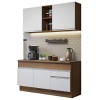 Cozinha Compacta 150001 Com Armário E Balcão Rustic/branco - 19
