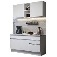 Cozinha Compacta 150001 Com Armário E Balcão Branco Branco - 10