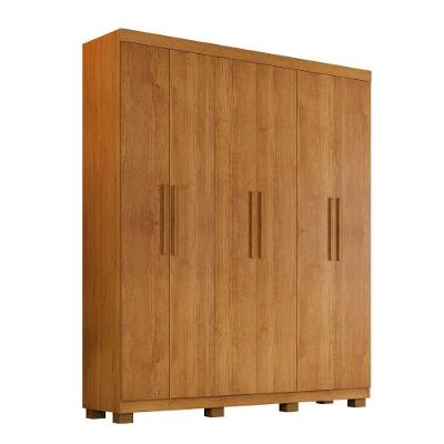 Guarda Roupa Sevilha 6 Portas 2 Gavetas Com Nicho - Benetil Cinamomo