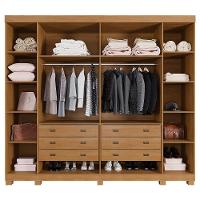 Guarda Roupa Noruega 6 Portas 6 Gavetas 12 Prateleiras Cinamomo Off