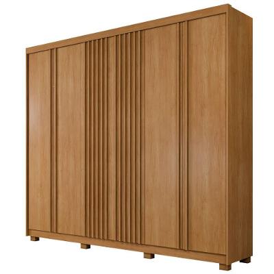 Guarda Roupa Montreal 6 Portas 6 Gavetas 9 Prateleiras Cinamomo