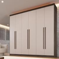 Guarda-roupa Cancum - 6 Portas 6 Gavetas - Benetil Imbuia Off - 2