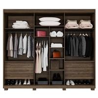 Guarda-roupa Cancum - 6 Portas 6 Gavetas - Benetil Imbuia Off - 3
