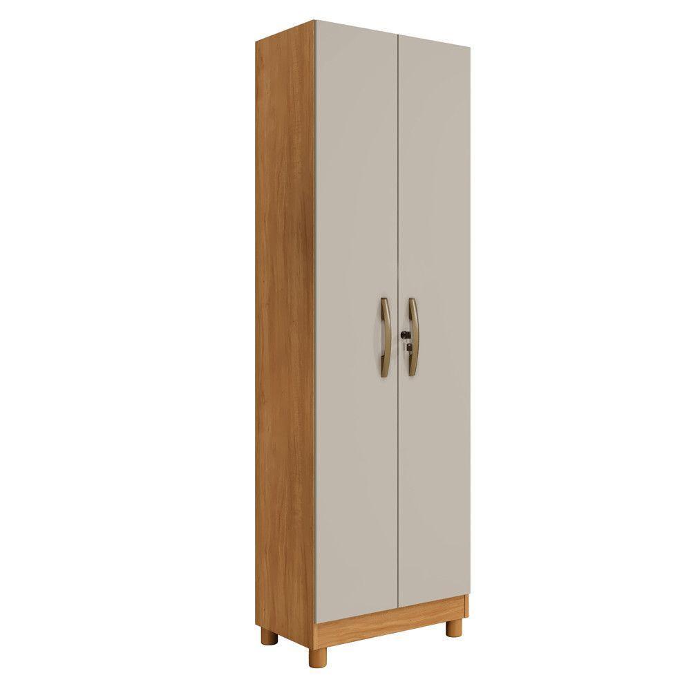 Multiuso Sapateira Olímpia 2 Portas 5 Prateleiras - Benetil Cinamomo Off - 1