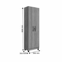 Multiuso Sapateira Olímpia 2 Portas 5 Prateleiras - Benetil Cinamomo