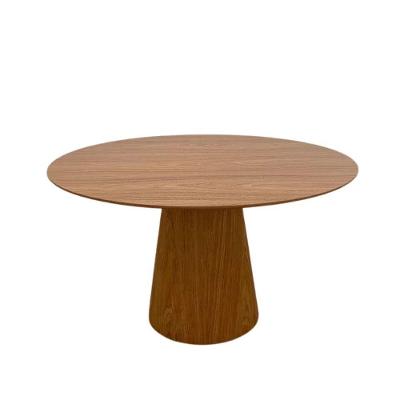 Mesa De Jantar Cone Redonda 140 Cm Tampo Personal Art Design Cinamomo