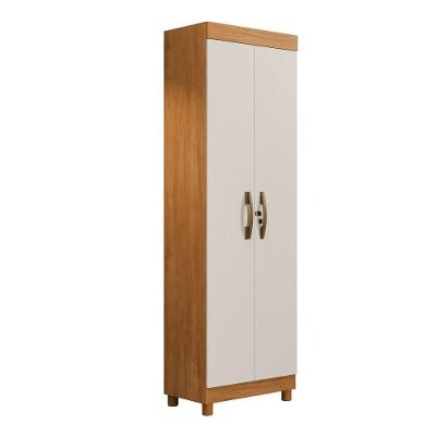 Multiuso Sapateira Jasmin 2 Portas 6 Prateleiras - Benetil Cinamomo Off