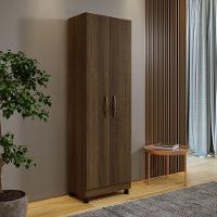 Multiuso Sapateira Sparta 2 Portas 5 Prateleiras - Benetil Imbuia - 2