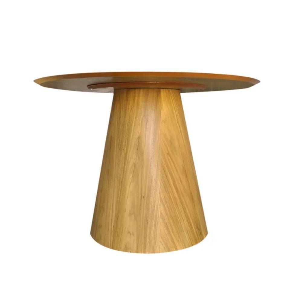 Mesa De Jantar Redonda Cone 120 Cm Cinamomo Personal Moveis Design Mesa De Jantar - 3