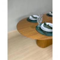 Mesa De Jantar Cone Retangular Arredondada 140x90cm Cinamomo - 3