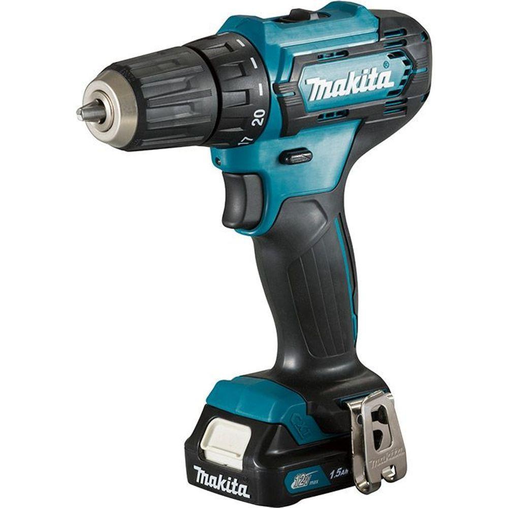 Parafusadeira Furadeira 10mm Sem Fio 12V Com 2 Baterias Carregador Maleta Df333dwye Makita - 2