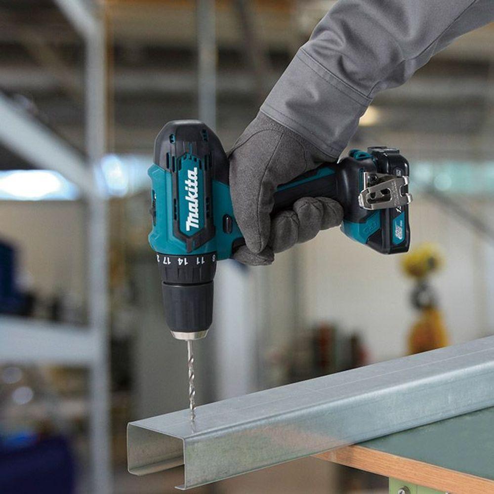 Parafusadeira Furadeira 10mm Sem Fio 12V Com 2 Baterias Carregador Maleta Df333dwye Makita - 5