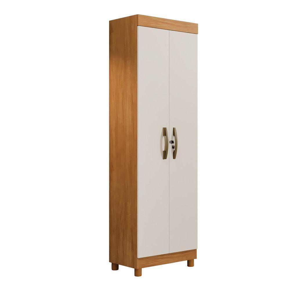 Multiuso Sapateira New Roma 2 Portas 6 Prateleiras - Benetil Cinamomo Off - 1
