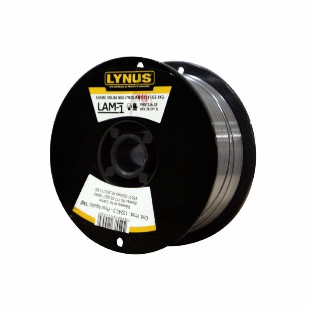 Arame De Solda Mig Sem Gás 1kg 0,8mm Aws E71t-gs Lam-1 Lynus - 1