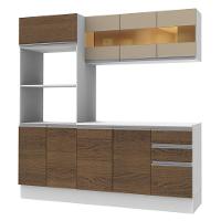 Cozinha Compacta 100% MDF com Armário Balcão e Tampo Madesa - 2