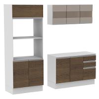 Cozinha Compacta 100% MDF com Armário Balcão e Tampo Madesa - 10