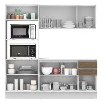 Cozinha Compacta 100% MDF com Armário Balcão e Tampo Madesa - 16