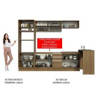 Cozinha 315001 Com Armário, Balcão E Bancada RusticRustic - 7