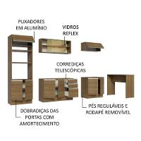 Cozinha 315001 Com Armário, Balcão E Bancada RusticRustic - 8