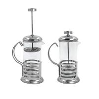 Cafeteira Prensa Francesa Infusor Cremeira Vidro E Aço Inox 350ml Cafe Cha - 1