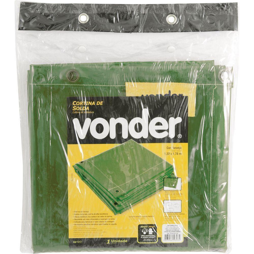 Cortina Para Solda 1,22x1,78 Verde Sem Suporte Vonder - 2